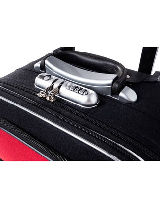 Zestaw walizek 3 walizek + Kuferek PELLUCCI RGL 773 Czarny