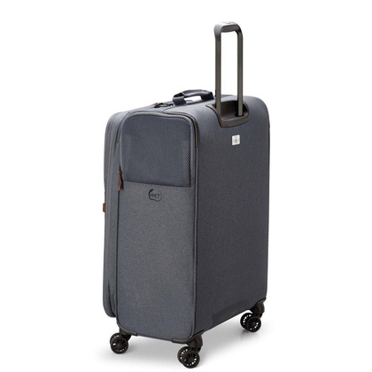 Delsey Maubert 2.0 średnia antracytowa miękka walizka na kółkach 69 cm
