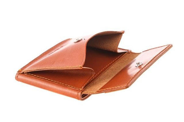 Portfel skórzany UNISEX Vintage P41 brąz