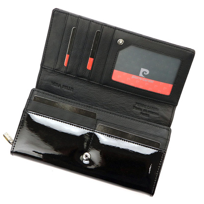 Portfel damski skórzany PIERRE CARDIN 05 LINE 106 Fioletowy