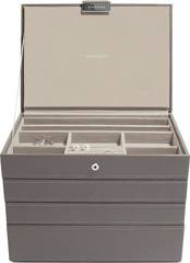 Szkatułka na biżuterię Stackers poczwórna classic brązowa