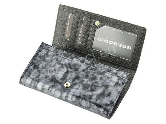 Portfel damski skórzany PELLUCCI FS-114 Wiśniowy