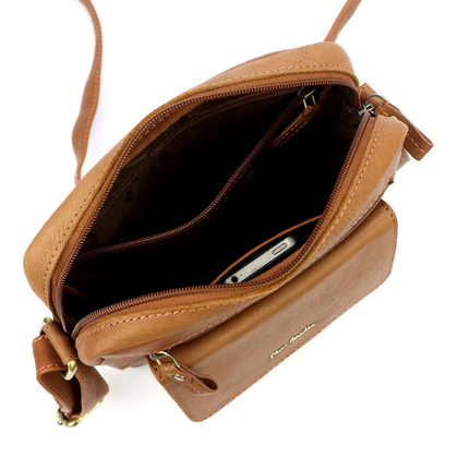 Torba męska skórzana PIERRE CARDIN TILAK112 8423 Camel