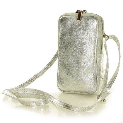 MARCO MAZZINI Etui na smartfona srebrny - min. zamówienie 20 / 50 / 100 szt.