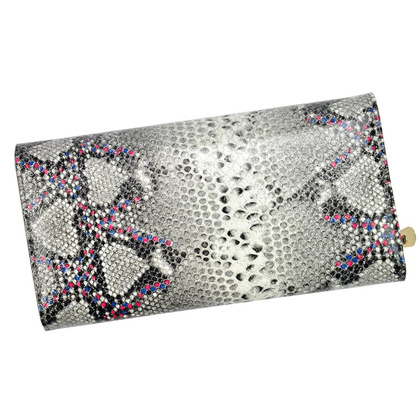 Portfel damski skórzany PELLUCCI SN-106 RFID Popiel / Pomarańcz