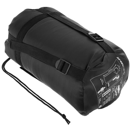 Śpiwór turystyczny mumia kołdra Quest czarny