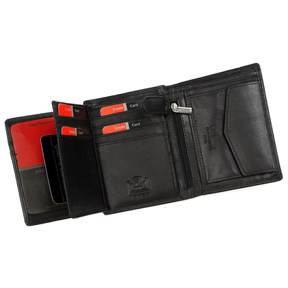 Portfel męski skórzany PIERRE CARDIN YS603 326 Czarny