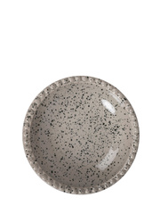 Talerz na przekąski DITTE, szary/czarny