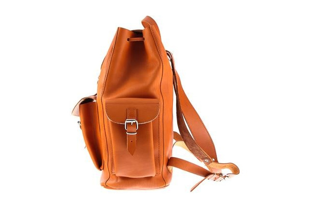 Ogromny plecak skórzany KEMER VOOC Vintage P40 koniak