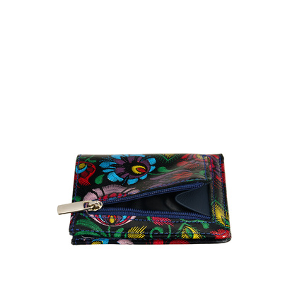 Mały portfel damski BajuBaj z kolorowej skóry naturalnej – elegancja i praktyczność PD1031s169