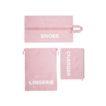 Organizer do walizki PUCCINI TO231 3C Różowy