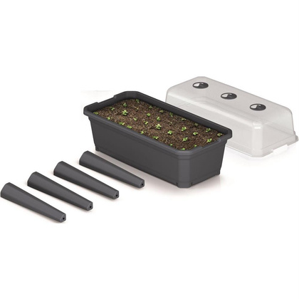 Szklarnia stojąca rozsadnik Respana set antracyt