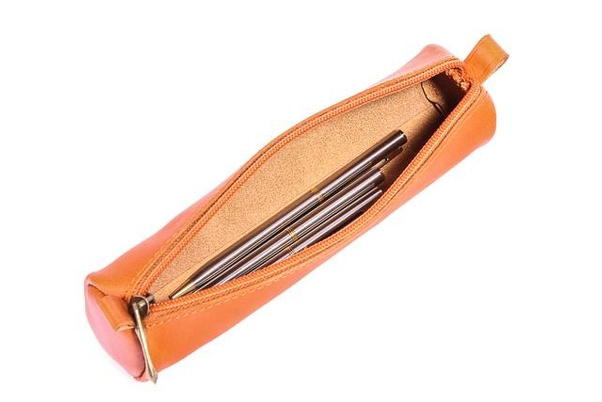 Piórnik na długopisy VOOC Vintage P9 brąz