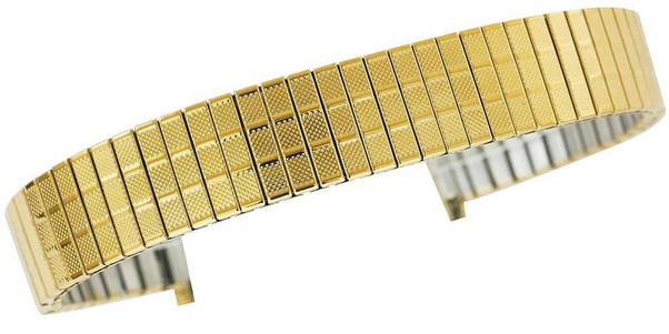 Bransoleta rozciągana Złota HQ 12 do 16 mm 107G-12/16