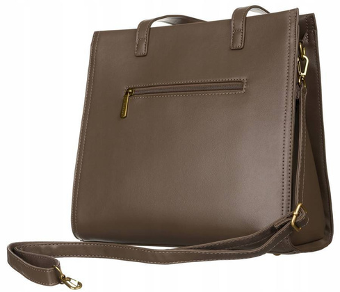 Klasyczna torebka damska ze skóry ekologicznej