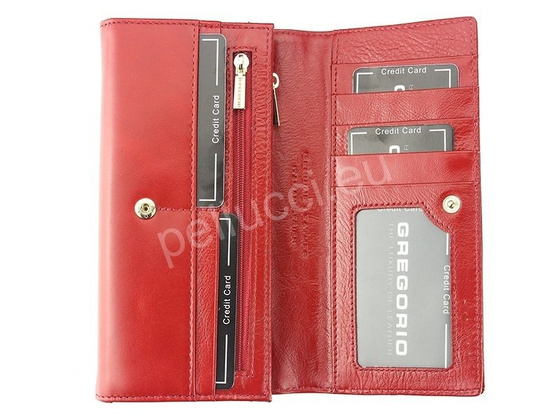 Portfel damski skórzany PELLUCCI N120 Niebieski