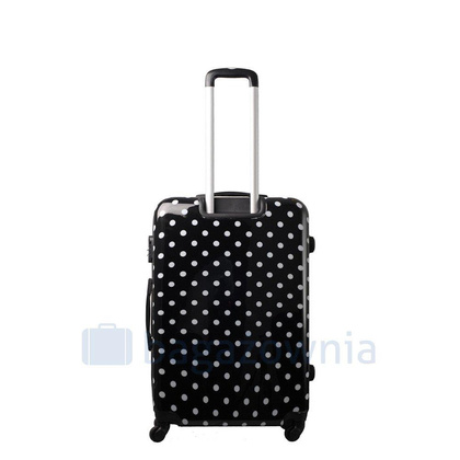 Zestaw 3 walizek KEMER RGL PRINT MOTYL Biały