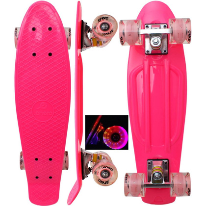 DESKOROLKA PLASTIKOWA 22 CALE ENERO RÓŻOWA LED