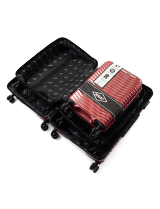 Zestaw 3 walizek KEMER RGL PC1 Biały