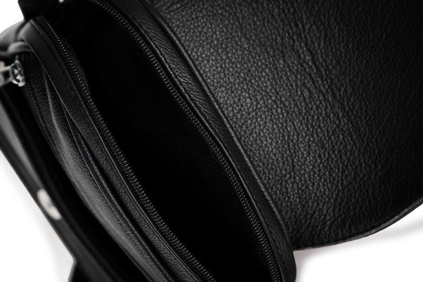 Torba skórzana na ramię KEMER SOLIER SL32 Czarna - min. zamówienie 20 / 50 / 100 szt.