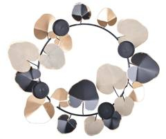 Świecznik metalowy okrągły na tealighty