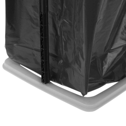 Kosz na śmieci odpady stojak stelaż worki 60 l z pokrywą