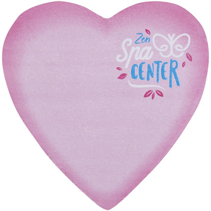 Sticky-Mate® karteczki samoprzylepne z materiałów z recyklingu w kształcie serca