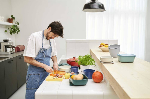 Miska Cirqula prostokątna 2000ml Nordic White 106259032500