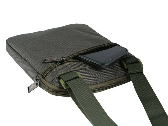 Torba na ramię AERONAUTICA MILITARE Drone Zielona