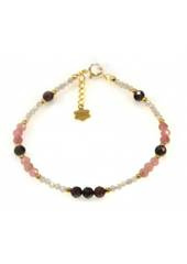 Bransoletka GRANAT 925