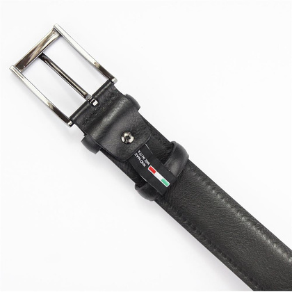 Pasek męski skórzany PIERRE CARDIN VNG 090 GF Niebieski