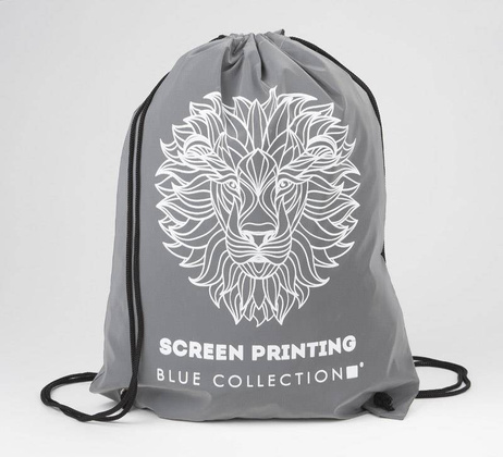 Worek na sznurkach VISI z materiału odbijającego światło