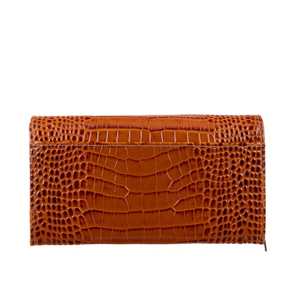Portfel damski Canaletto ze skóry z wzorem krokodyla – ochrona RFID i wyjątkowy styl PD1634s262 RFID