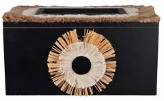 Pudełko drewniane boho