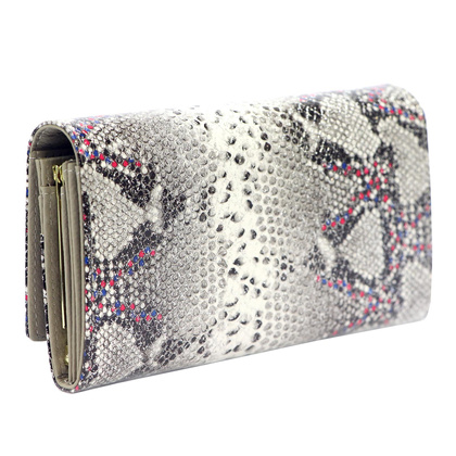 Portfel damski skórzany PELLUCCI SN-100 popiel + róż