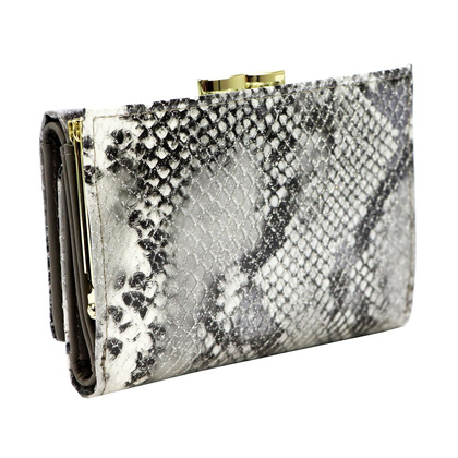 Portfel damski skórzany PELLUCCI SNR-117 Popiel