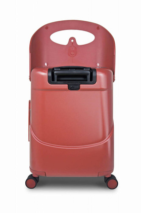 Walizka podróżna średnia z siedziskiem dla dziecka Red MiaMily