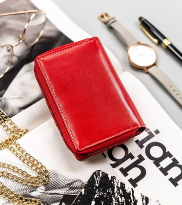 Peterson portfel skórzany PTN RD-41-GCL Red