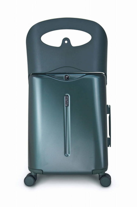 Walizka podróżna średnia z siedziskiem dla dziecka Green MiaMily