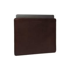 Pokrowiec na laptopa skórzany Marbella Brązowy - min. zamówienie 20 / 50 / 100 szt.