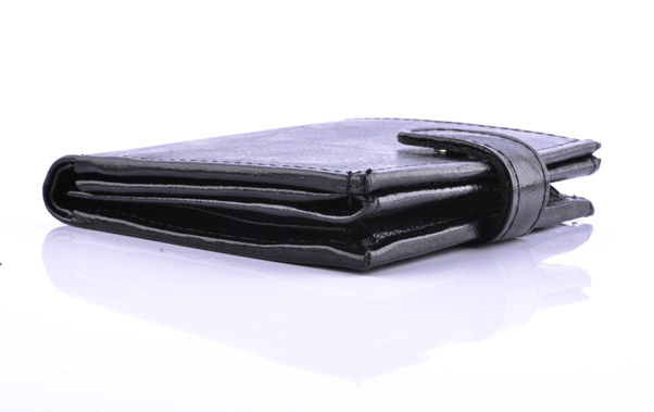 Portfel męski skórzany KEMER P4J Czarny - min. zamówienie 20 / 50 / 100 szt.