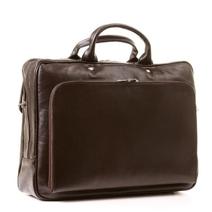 Torba skórzana na laptopa KEMER VOOC 15,6" EP8 brąz