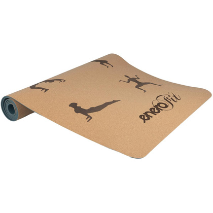 KORKOWA MATA DO ĆWICZEŃ JOGI 183x61x0.4CM ENERO FIT
