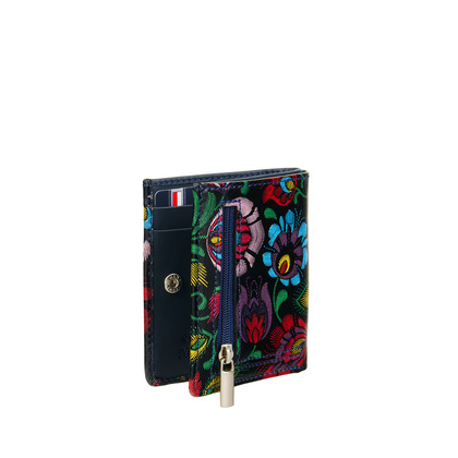 Mały portfel damski BajuBaj z kolorowej skóry naturalnej – elegancja i praktyczność PD1031s169