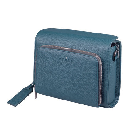 Torebka damska skórzana KEMER R384 Zielona - min. zamówienie 20 / 50 / 100 szt.