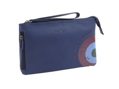 Saszetka męska Aeronautica Militare Runway Niebieski