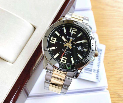 ZEGAREK MĘSKI CASIO MTP-VD01SG-1B + BOX