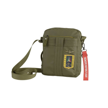 Torba na ramię AERONAUTICA MILITARE Frecce Zielona