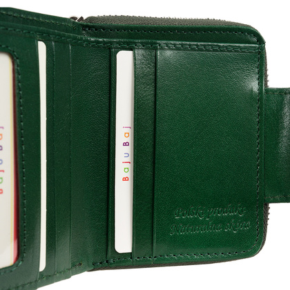 Skórzany portfel damski BajuBaj z naturalnej skóry licowej PD1023s161 RFID