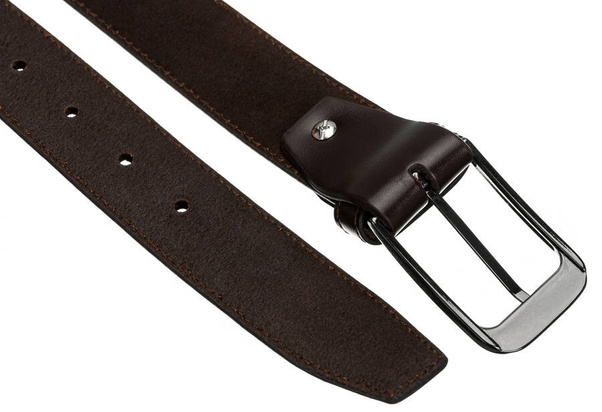 Waski pasek meski handmade ze skory naturalnej licowej